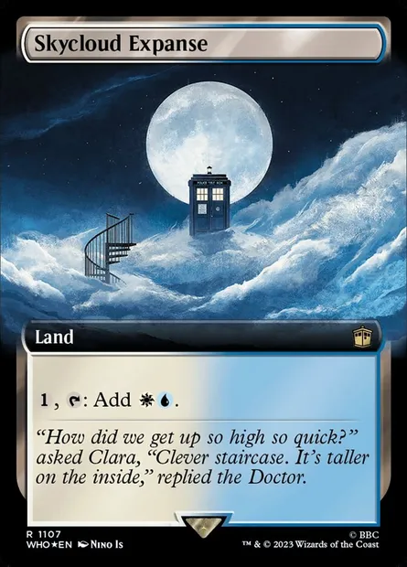 Skycloud Expanse, Magic card WHO 1107 — Doctor Who set