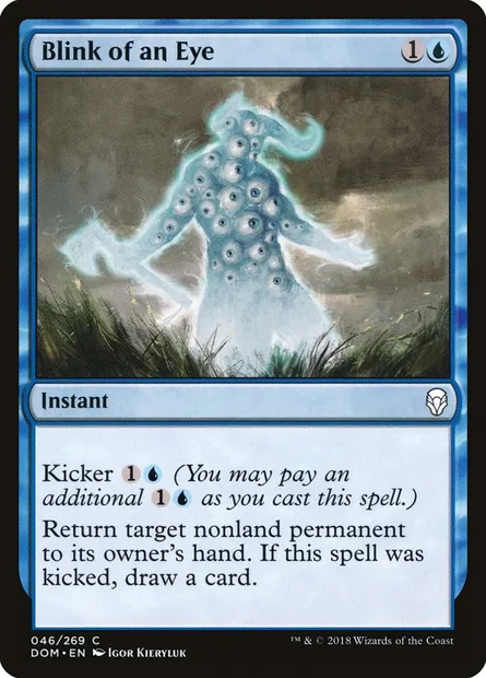 Blink of an Eye, Magic card DOM 46 — Dominaria set