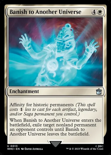 Banish to Another Universe, Magic card WHO 13 — Doctor Who set