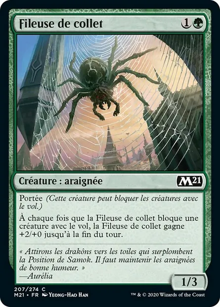 Fileuse de collet, carte Magic M21 207 — extension Core Set 2021