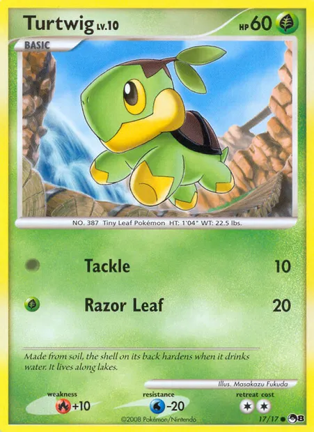 Turtwig, Pokémon card P8 17 — POP Series 8 set