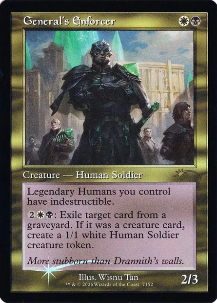General's Enforcer, Magic card SLD 7152 — Secret Lair Drop set