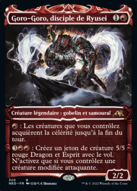 Goro-Goro, disciple de Ryusei, carte Magic NEO 320 — extension Kamigawa: La Dynastie Néon