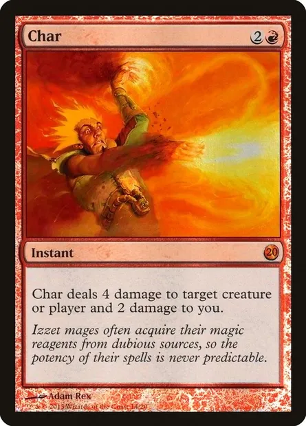 Carboniser, carte Magic V13 14 — extension From the Vault: Twenty
