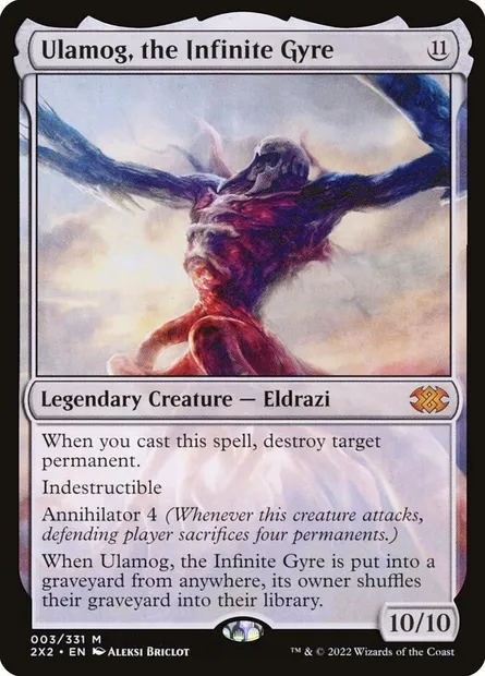 Ulamog, the Infinite Gyre, Magic card 2X2 3 — Double Masters 2022 set