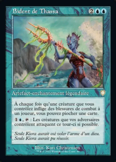 Bident de Thassa, carte Magic BRC 80 — extension The Brothers' War Commander