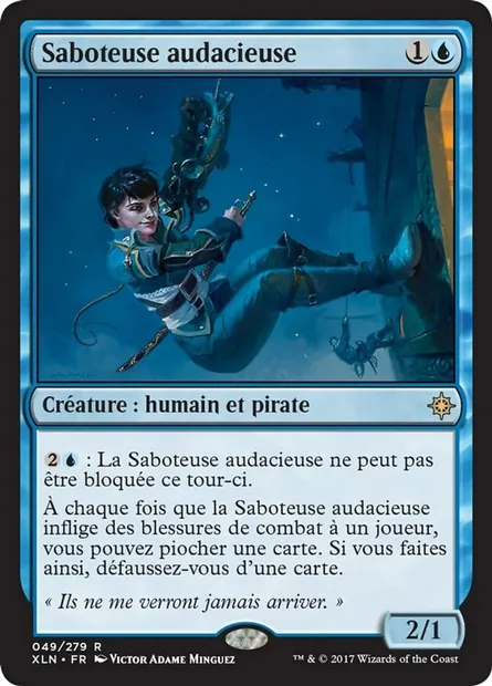 Saboteuse audacieuse, carte Magic XLN 49 — extension Ixalan