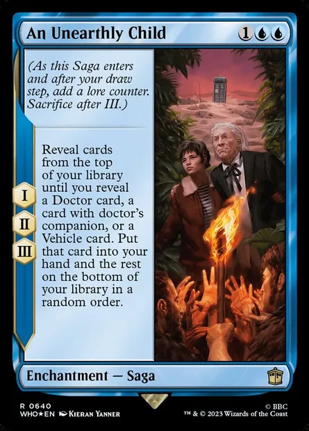 An Unearthly Child, Magic card WHO 640 — Doctor Who set