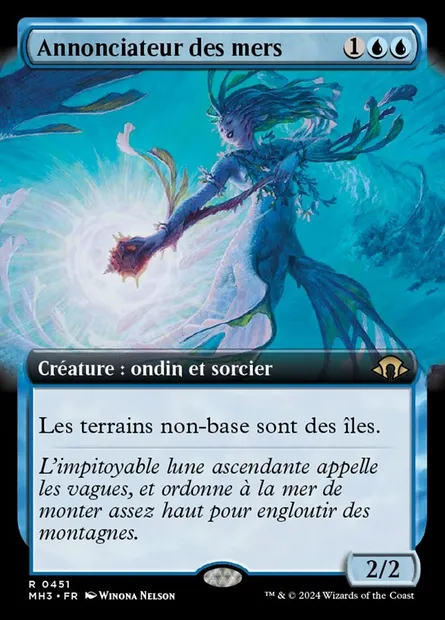 Annonciateur des mers, carte Magic MH3 451 — extension Modern Horizons 3