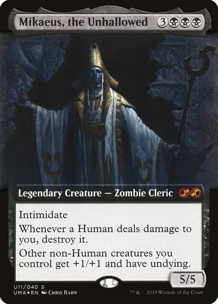 Mikaeus, le maudit, carte Magic PUMA U11 — extension Ultimate Box Topper