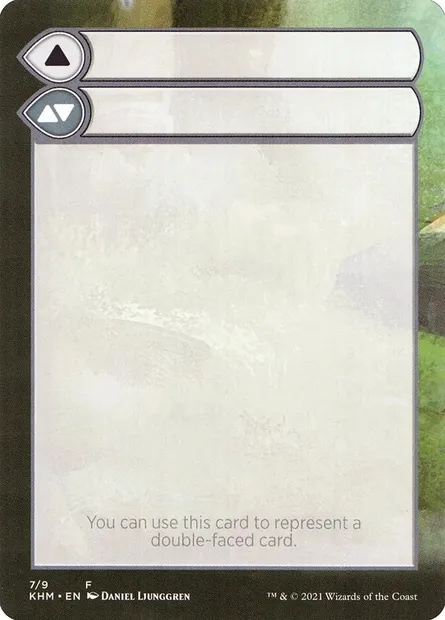 Double-Faced Substitute Card, carte Magic SKHM 7 — extension Kaldheim Substitute Cards