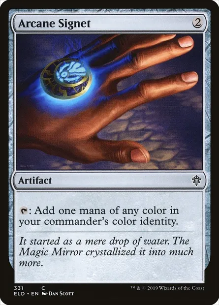 Arcane Signet, Magic card ELD 331 — Throne of Eldraine set