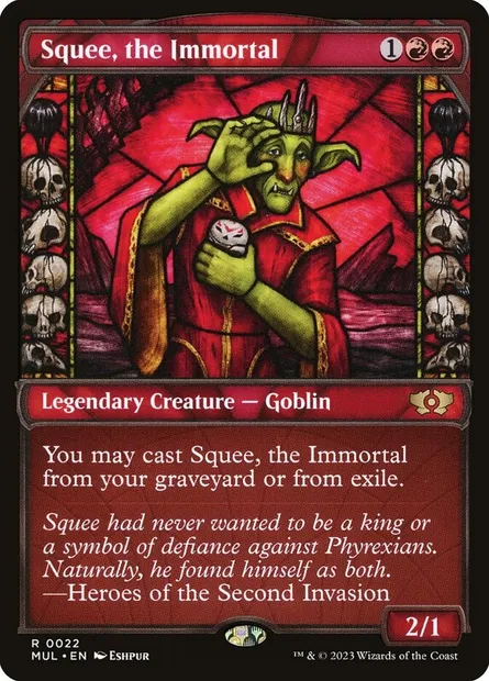 Squee, the Immortal, Magic card MUL 22 — Multiverse Legends set