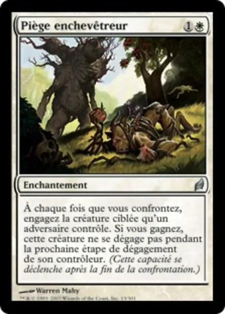 Piège enchevêtreur, carte Magic LRW 13 — extension Lorwyn