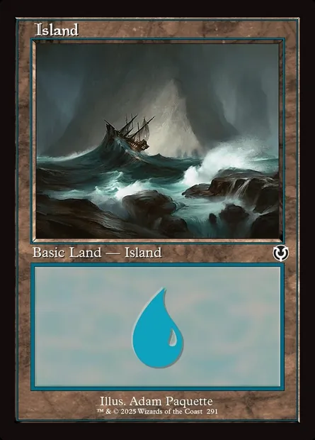 Island, Magic card INR 291 — Innistrad Remastered set