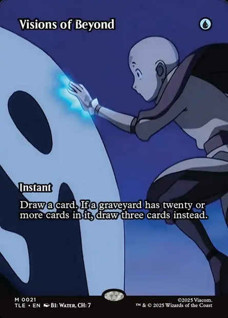 Visions of Beyond, Magic card TLE 21 — Avatar: The Last Airbender Eternal set