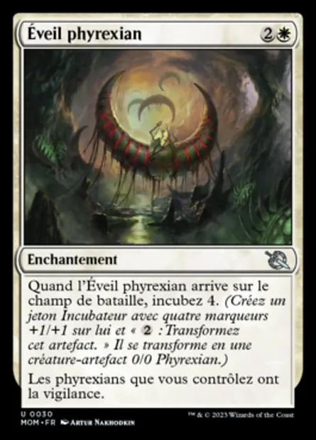 Éveil phyrexian, carte Magic MOM 30 — extension L'invasion des machines