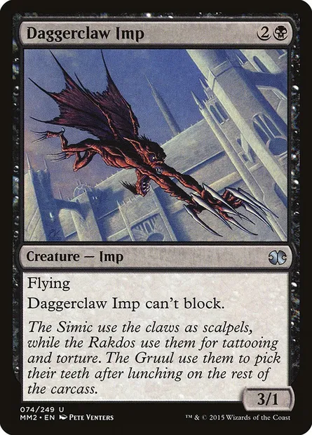 Diablotin griffedague, carte Magic MM2 74 — extension Modern Masters 2015