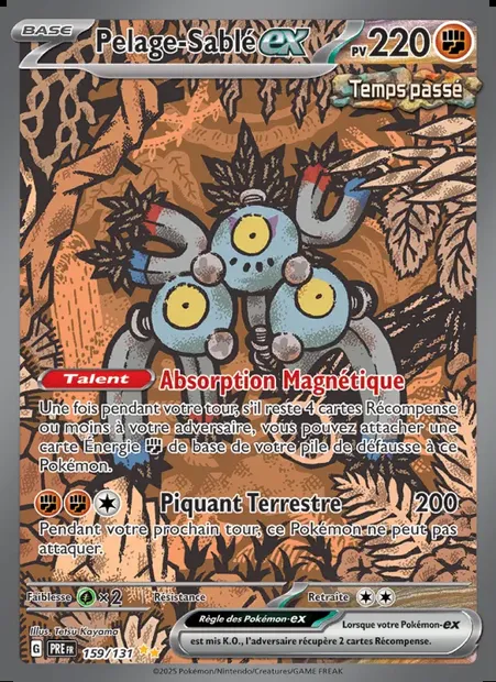 Pelage-Sablé-ex, carte Pokémon PRE 159 — extension Évolutions Prismatiques