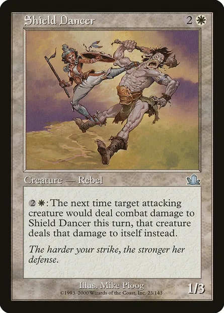 Shield Dancer, Magic card PCY 23 — Prophecy set
