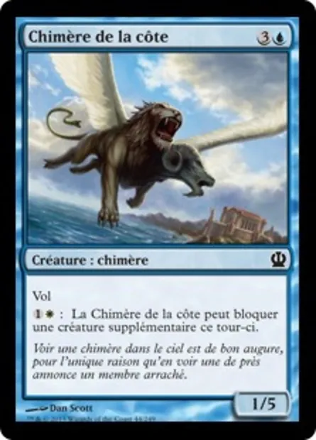 Chimère de la côte, carte Magic THS 44 — extension Theros