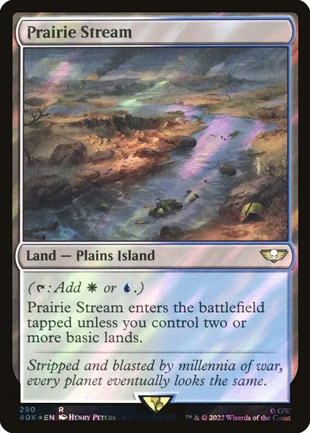 Prairie Stream, Magic card 40K 290★ — Warhammer 40,000 Commander set