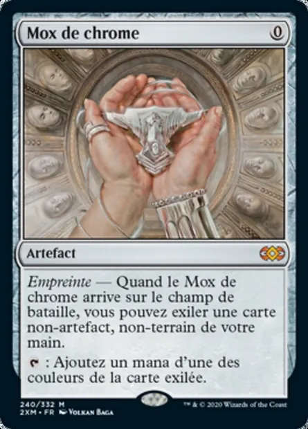 Mox de chrome, carte Magic 2XM 240 — extension Double Masters