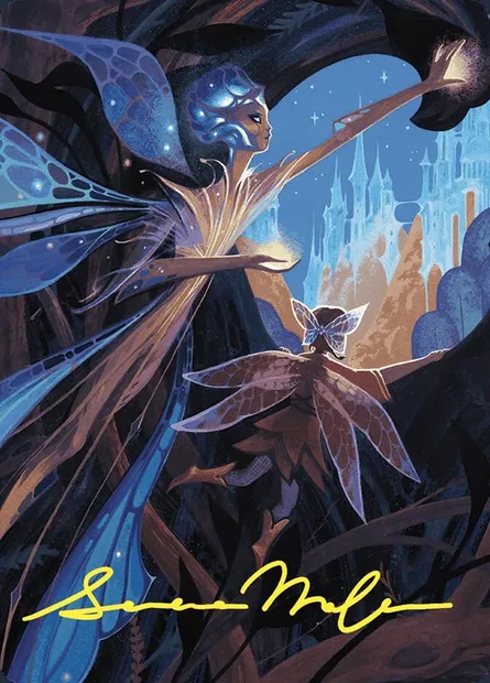 Kindred Discovery // Kindred Discovery, Magic card AWOE 67 — Wilds of Eldraine Art Series set