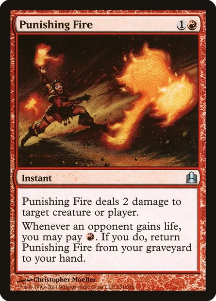 Punishing Fire, Magic card CMD 131 — Commander 2011 set