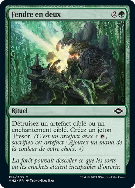 Fendre en deux, carte Magic MH2 154 — extension Horizons du Modern 2