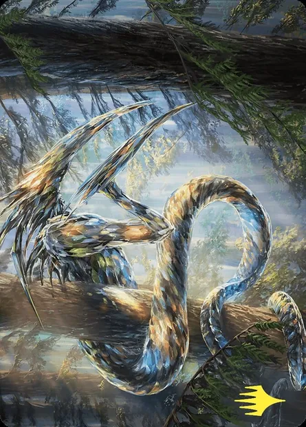 Gemhide Sliver // Gemhide Sliver, carte Magic ACMM 80 — extension Commander Masters Art Series