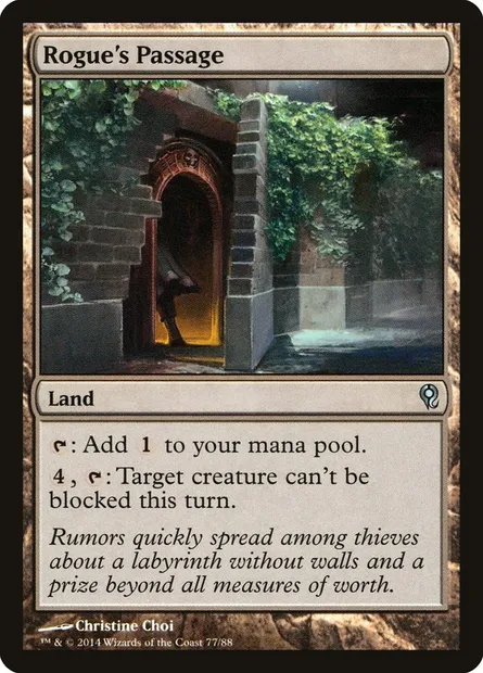 Rogue's Passage, Magic card DDM 77 — Duel Decks: Jace vs. Vraska set