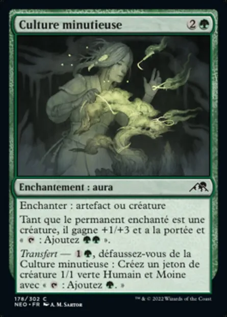 Culture minutieuse, carte Magic NEO 178 — extension Kamigawa: La Dynastie Néon