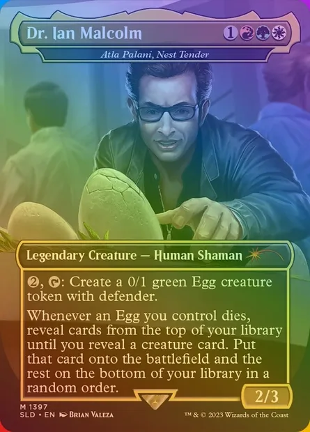 Atla Palani, Nest Tender, Magic card SLD 1397★ — Secret Lair Drop set