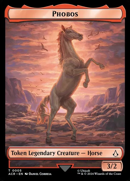 Phobos, carte Magic TACR 5 — extension Assassin's Creed Tokens