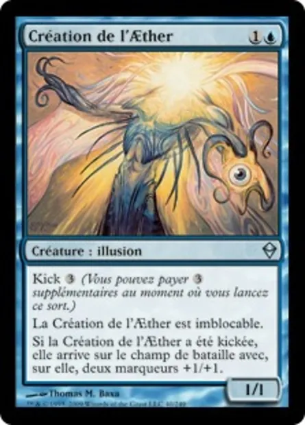 Création de l'Aether, carte Magic ZEN 40 — extension Zendikar