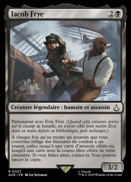 Jacob Frye, carte Magic ACR 27 — extension Assassin's Creed
