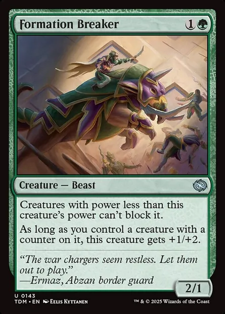 Formation Breaker, Magic card TDM 143 — Tarkir: Dragonstorm set