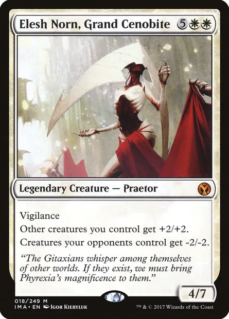 Elesh Norn, Grand Cénobite, carte Magic IMA 18 — extension Iconic Masters