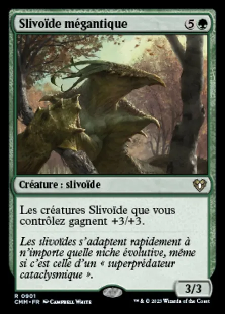 Slivoïde mégantique, carte Magic CMM 901 — extension Commander Masters