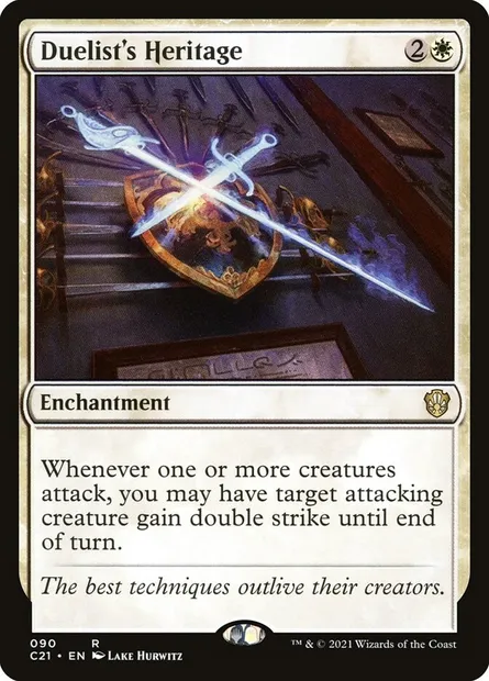 Duelist's Heritage, Magic card C21 90 — Commander 2021 set