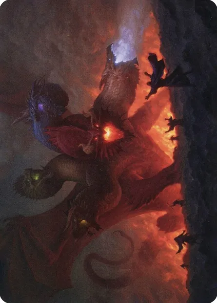 Tiamat // Tiamat, carte Magic AAFR 26 — extension Adventures in the Forgotten Realms Art Series