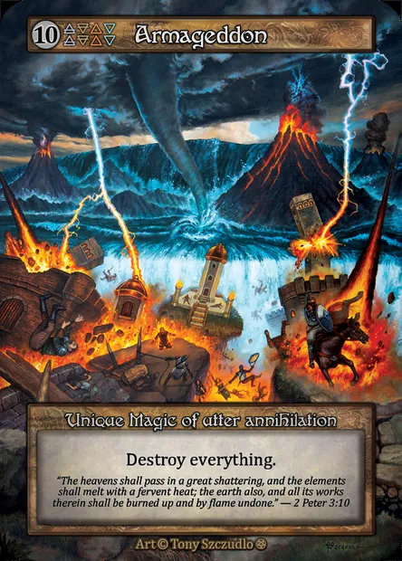 Armageddon, Sorcery card GOT 211 — Gothic set