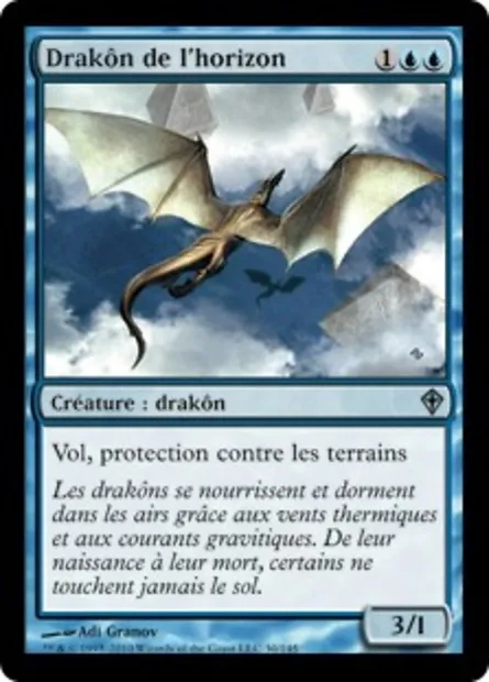 Drakôn de l'horizon, carte Magic WWK 30 — extension Worldwake