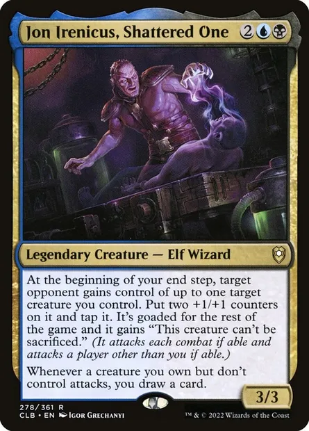 Jon Irenicus, Shattered One, Magic card CLB 278 — Commander Legends: Battle for Baldur's Gate set