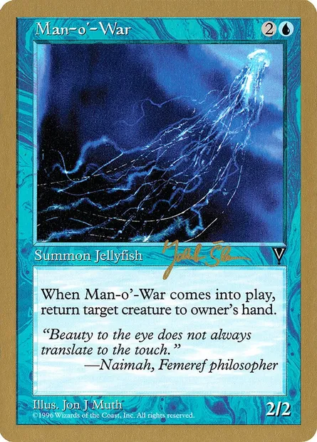 Physalie, carte Magic WC97 js37 — extension World Championship Decks 1997