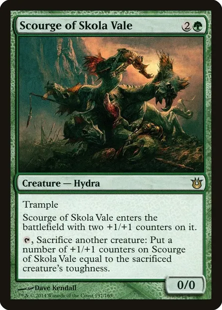 Scourge of Skola Vale, Magic card BNG 137 — Born of the Gods set