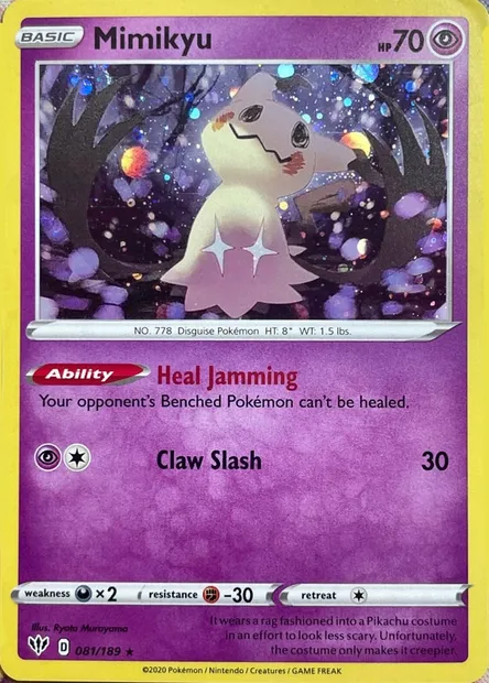 Mimiqui, carte Pokémon TDX 081-3 — extension Theme Deck & Blisters Exclusives