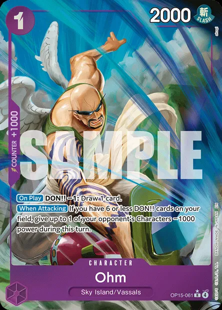 Ohm, One Piece card OP15-061 — ADVENTURE ON KAMI’S ISLAND set