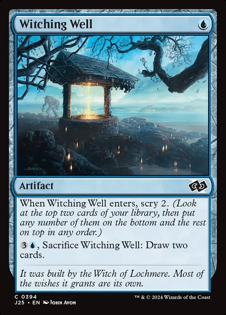 Witching Well, Magic card J25 394 — Foundations Jumpstart set